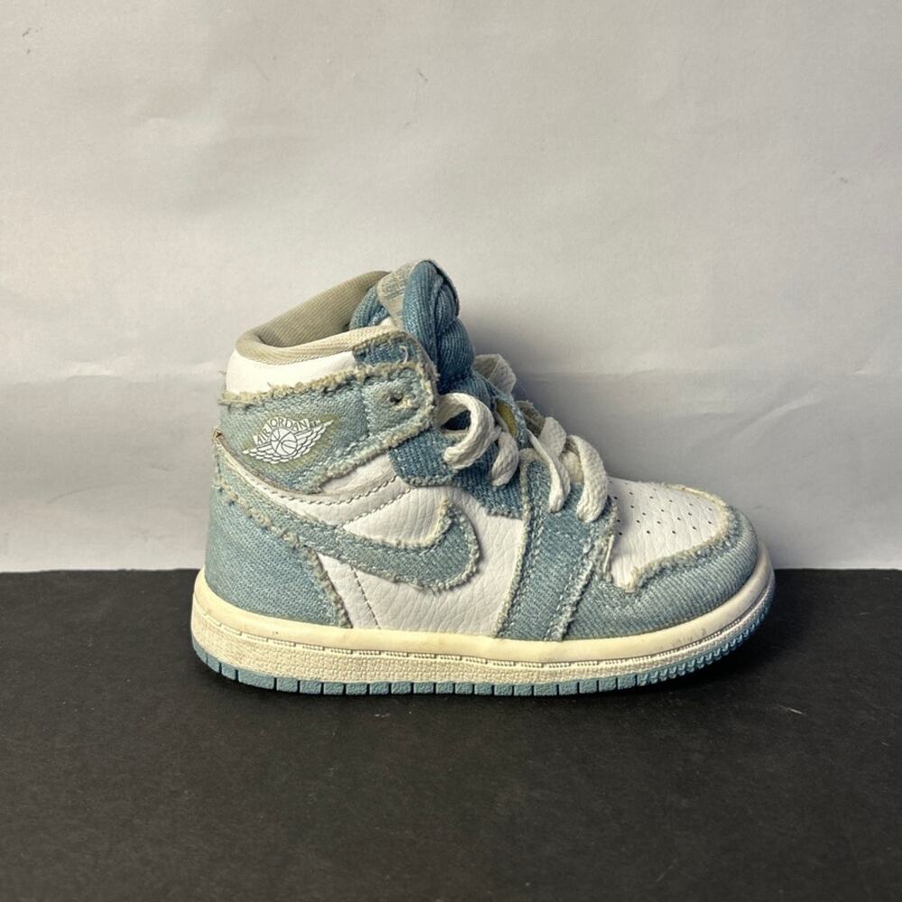 Toddler Nike Air Jordan 1 Retro High OG TD 'Denim' Size 6C